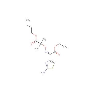 (Z)-butyl 2-(((1-(2-aminothiazol-4-yl)-2-ethoxy-2-oxoethylidene)amino)oxy)-2-methylpropanoate
