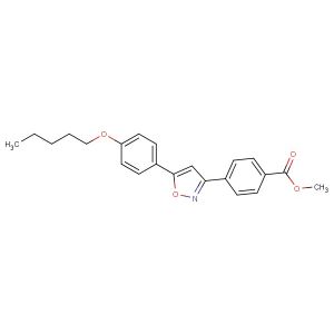 methyl 4-(5-(4-(pentyloxy)phenyl)isoxazol-3-yl)benzoate