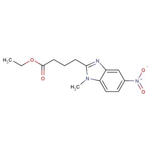 1-methyl-5-nitro-1H-benzimidazole-2-butanoic acid ethyl ester