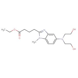 ethyl 4-(5-(bis(2-hydroxyethyl)amino)-1-methyl-1H-benzo[d]imidazol-2-yl)butanoate