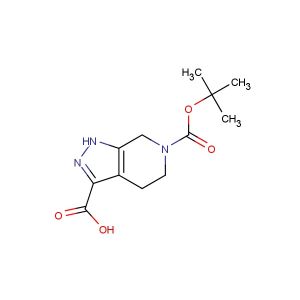 6-(tert-butoxycarbonyl)-4,5,6,7-tetrahydro-1H-pyrazolo[3,4-c]pyridine-3-carboxylic acid