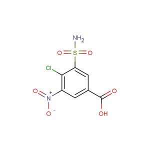4-chloro-3-nitro-5-sulphamoylbenzoic acid