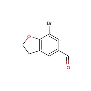 7-bromo-2,3-dihydrobenzofuran-5-carbaldehyde