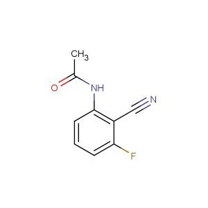 N-(2-cyano-3-fluorophenyl)acetamide