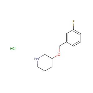 3-[(3-fluorobenzyl)oxy]piperidine hydrochloride