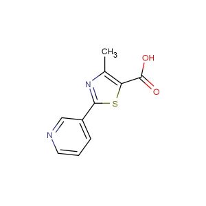 4-methyl-2-(pyridin-3-yl)thiazole-5-carboxylic acid