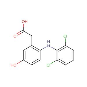 2-(2-((2,6-dichlorophenyl)amino)-5-hydroxyphenyl)acetic acid