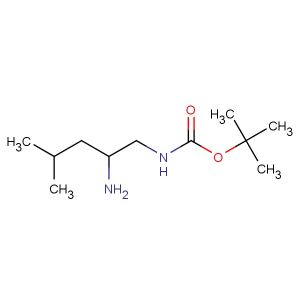 N-(2-amino-4-methylpentyl)carbamic acid 1,1-dimethylethyl ester