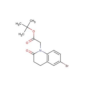 tert-butyl 2-(6-bromo-2-oxo-3,4-dihydroquinolin-1(2H)-yl)acetate