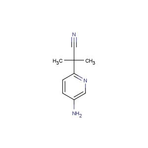 2-(5-aminopyridin-2-yl)-2-methylpropanenitrile