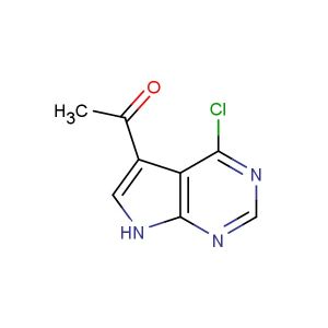5-acetyl-4-chloro-7H-pyrrolo[2,3-d]pyrimidine