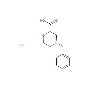 4-benzyl-2-morpholinecarboxylic acid hydrochloride