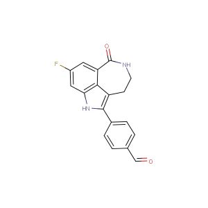 4-(8-fluoro-6-oxo-3,4,5,6-tetrahydro-1H-azepino[5,4,3-cd]indol-2-yl)benzaldehyde