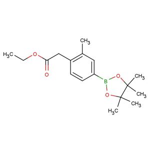 ethyl 2-(2-methyl-4-(4,4,5,5-tetramethyl-1,3,2-dioxaborolan-2-yl)phenyl)acetate