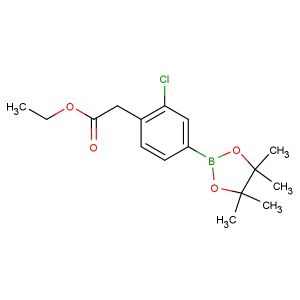 ethyl 2-(2-chloro-4-(4,4,5,5-tetramethyl-1,3,2-dioxaborolan-2-yl)phenyl)acetate