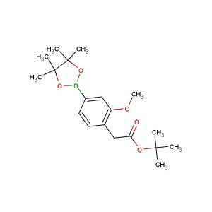 tert-butyl 2-(2-methoxy-4-(4,4,5,5-tetramethyl-1,3,2-dioxaborolan-2-yl)phenyl)acetate