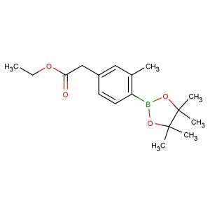 ethyl 2-(3-methyl-4-(4,4,5,5-tetramethyl-1,3,2-dioxaborolan-2-yl)phenyl)acetate