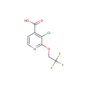 3-chloro-2-(2,2,2-trifluoroethoxy)isonicotinic acid
