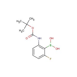 (2-((tert-butoxycarbonyl)amino)-6-fluorophenyl)boronic acid