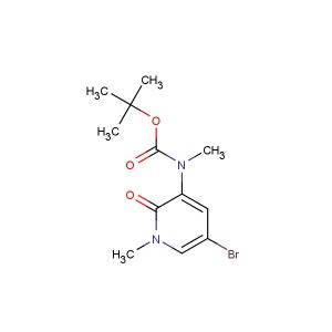 tert-butyl 5-bromo-1-methyl-2-oxo-1,2-dihydropyridin-3-yl(methyl)carbamate