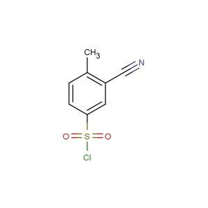 3-cyano-4-methylbenzene-1-sulfonyl chloride
