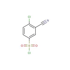 4-chloro-3-cyanobenzene-1-sulfonyl chloride