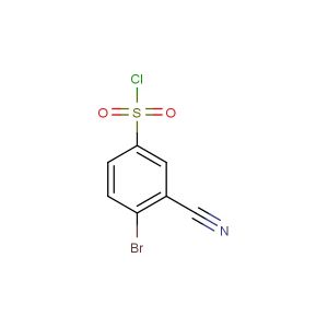 4-bromo-3-cyanobenzene-1-sulfonyl chloride