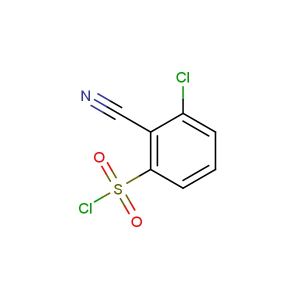 3-chloro-2-cyanobenzene-1-sulfonyl chloride