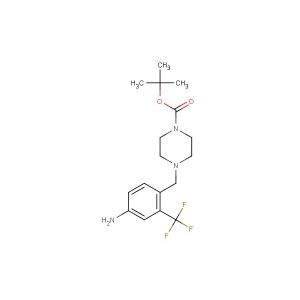 tert-butyl 4-(4-amino-2-(trifluoromethyl)benzyl)piperazine-1-carboxylate