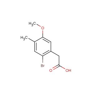 2-(2-bromo-5-methoxy-4-methylphenyl)acetic acid
