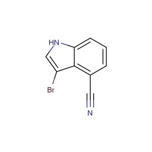 3-bromo-4-cyanoindole
