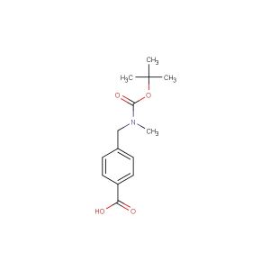 4-(((tert-Butoxycarbonyl)(methyl)amino)methyl)benzoic acid