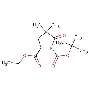 (S)-1-tert-butyl 2-ethyl 4,4-dimethyl-5-oxopyrrolidine-1,2-dicarboxylate