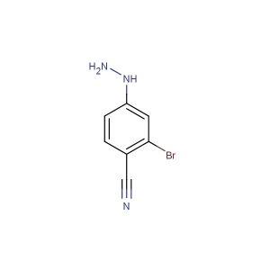 2-bromo-4-hydrazinylbenzonitrile