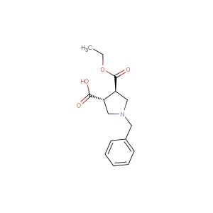 (3R,4R)-1-benzyl-4-(ethoxycarbonyl)pyrrolidine-3-carboxylic acid