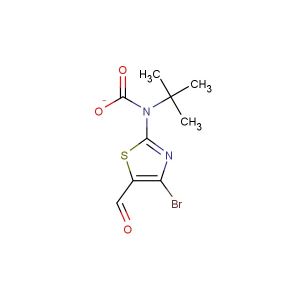 2-methyl-2-propanyl(4-bromo-5-formyl-1,3-thiazol-2-yl)carbamate
