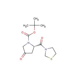 tert-butyl (2S)-4-oxo-2-(1,3-thiazolidine-3-carbonyl)pyrrolidine-1-carboxylate