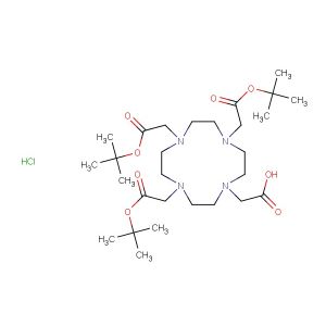 2-(4,7,10-tris(2-(tert-butoxy)-2-oxoethyl)-1,4,7,10-tetraazacyclododecan-1-yl)acetic acid hydrochloride