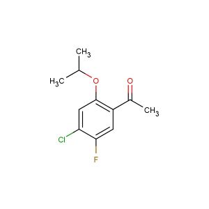 1-(4-chloro-5-fluoro-2-isopropoxyphenyl)ethan-1-one
