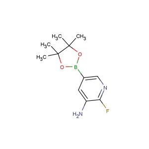2-fluoro-5-(4,4,5,5-tetramethyl-1,3,2-dioxaborolan-2-yl)pyridin-3-amine