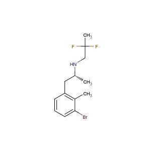 (R)-N-(1-(3-bromo-2-methylphenyl)propan-2-yl)-2,2-difluoropropan-1-amine