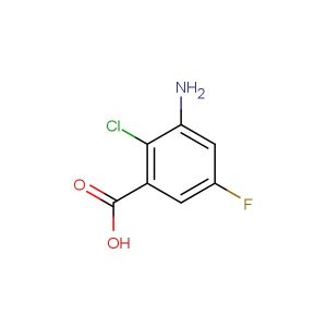 3-amino-2-chloro-5-fluorobenzoic acid