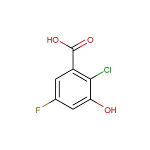 2-chloro-5-fluoro-3-hydroxybenzoic acid