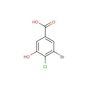 3-bromo-4-chloro-5-hydroxybenzoic acid