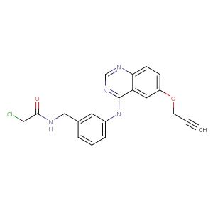 2-chloro-N-(3-((6-(prop-2-yn-1-yloxy)quinazolin-4-yl)amino)benzyl)acetamide