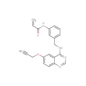N-(3-(((6-(prop-2-yn-1-yloxy)quinazolin-4-yl)amino)methyl)phenyl)acrylamide