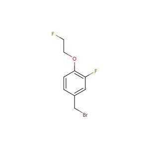 4-(bromomethyl)-2-fluoro-1-(2-fluoroethoxy)benzene