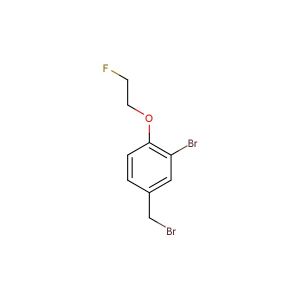 2-bromo-4-(bromomethyl)-1-(2-fluoroethoxy)benzene