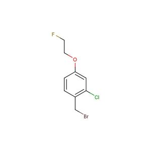 1-(bromomethyl)-2-chloro-4-(2-fluoroethoxy)benzene