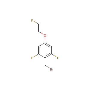 2-(bromomethyl)-1,3-difluoro-5-(2-fluoroethoxy)benzene